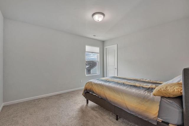 bedroom featuring carpet flooring