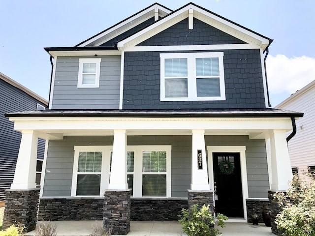 view of craftsman inspired home