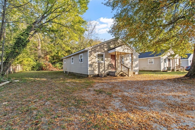 view of bungalow-style home