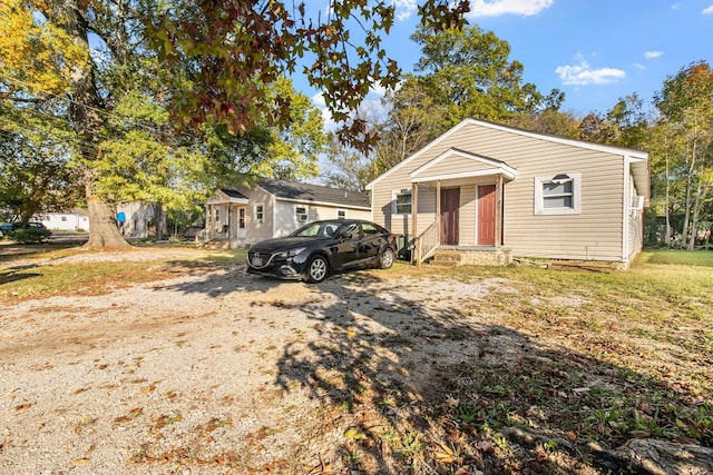 view of bungalow-style home