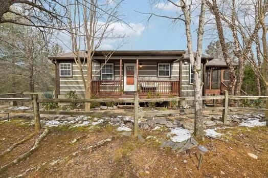 view of ranch-style home