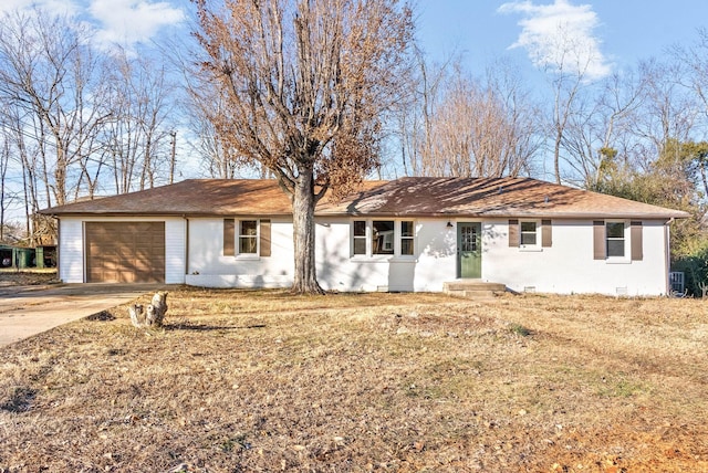 ranch-style house with a garage