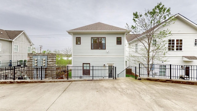 view of rear view of house