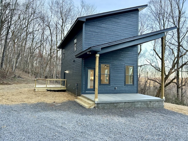 view of front of home