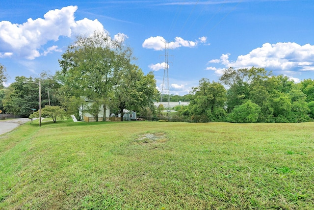 view of yard