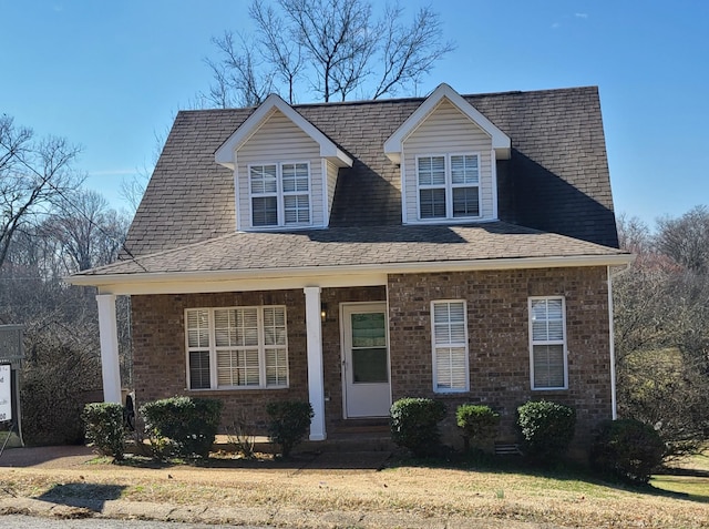 view of front of house with covered porch