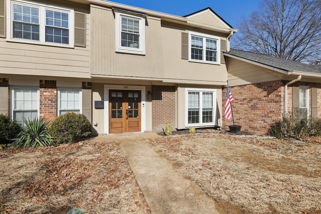 view of front of house featuring french doors