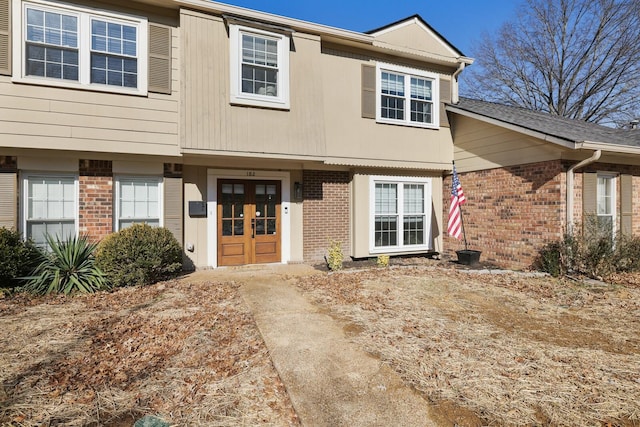 view of front of house featuring french doors