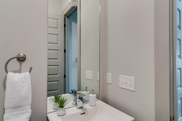 bathroom with a sink