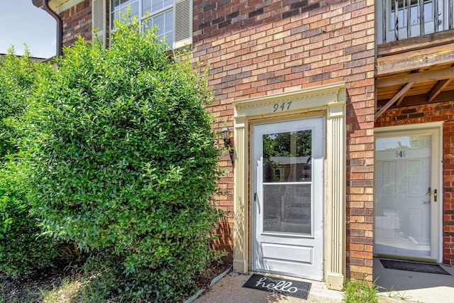 view of property entrance