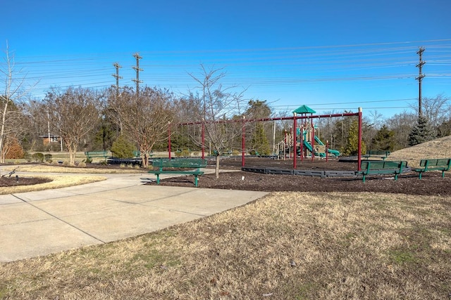 view of playground