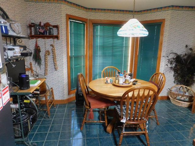 view of dining space