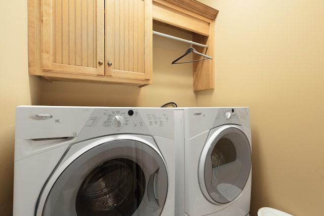 laundry area featuring separate washer and dryer