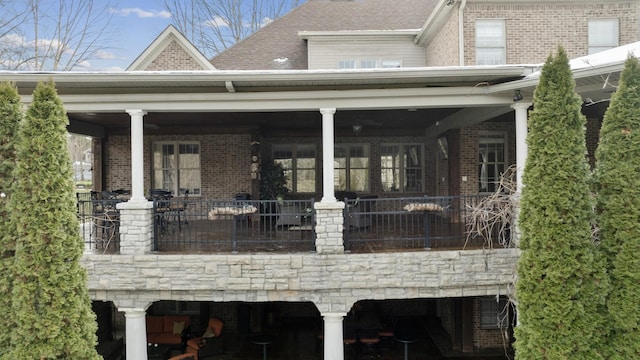 view of rear view of house