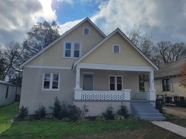 bungalow-style house featuring a porch