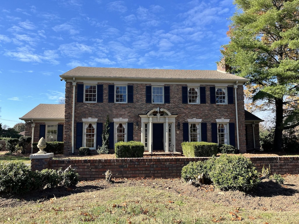 view of colonial home