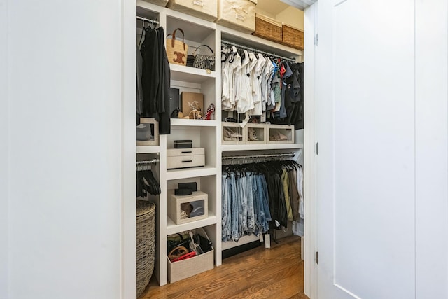 view of closet