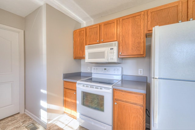 kitchen with white appliances