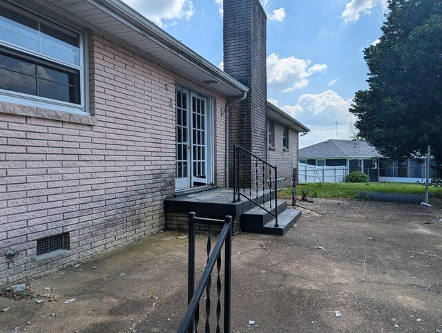 view of home's exterior featuring a patio