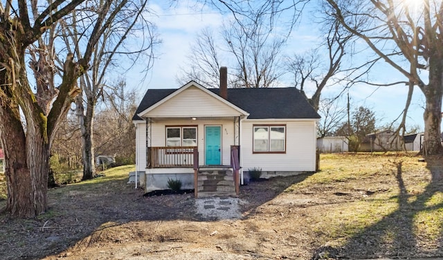 bungalow-style house featuring a porch