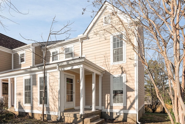 view of front of home