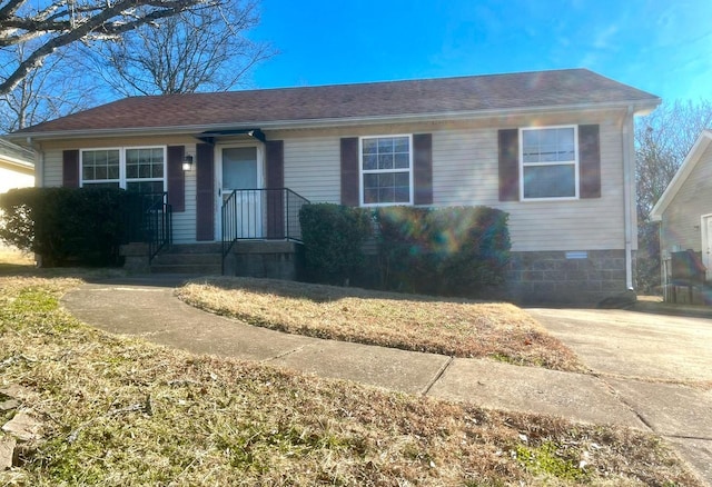 view of front of home