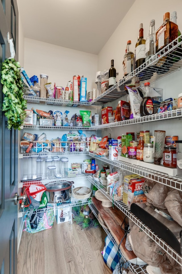 view of pantry