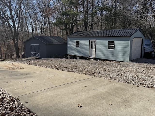 view of outbuilding