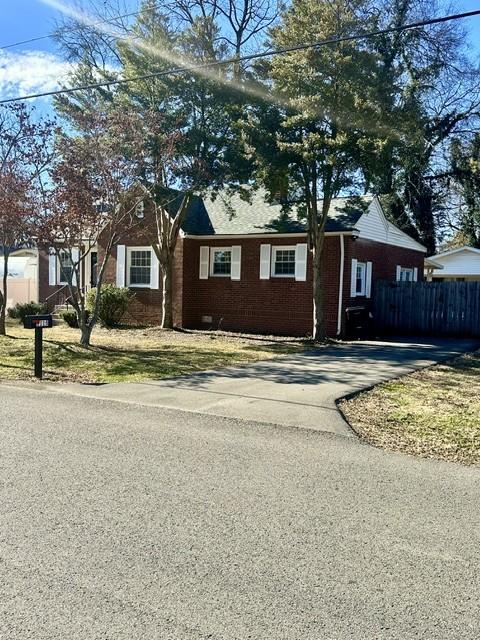 view of front of home