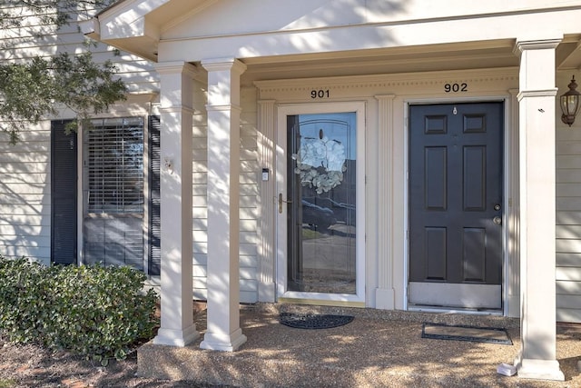 view of property entrance