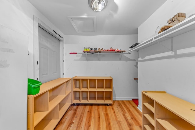 interior space featuring light hardwood / wood-style flooring