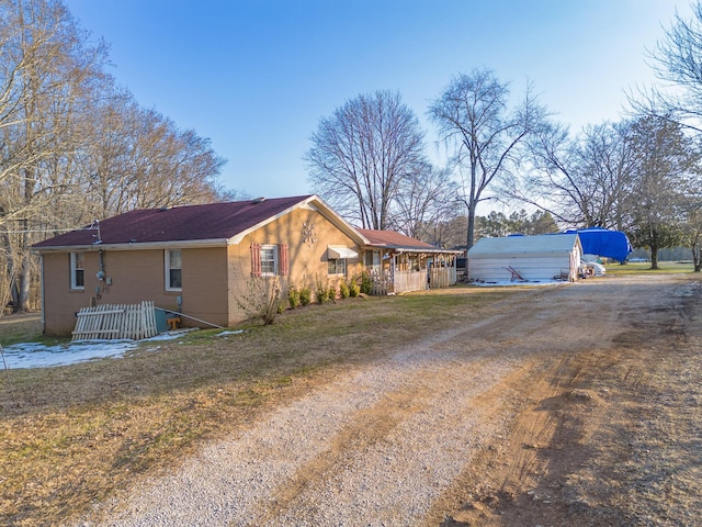 view of side of property