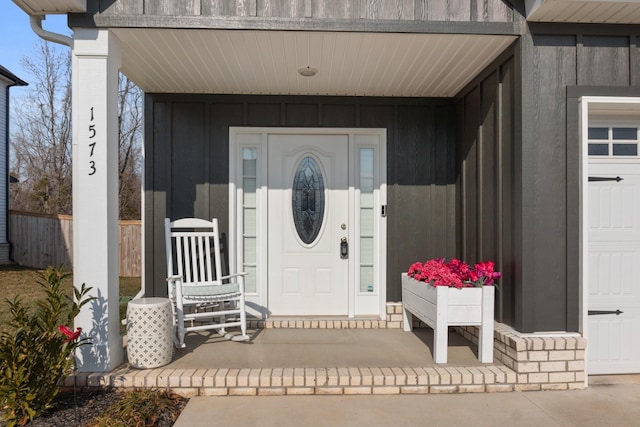 view of property entrance