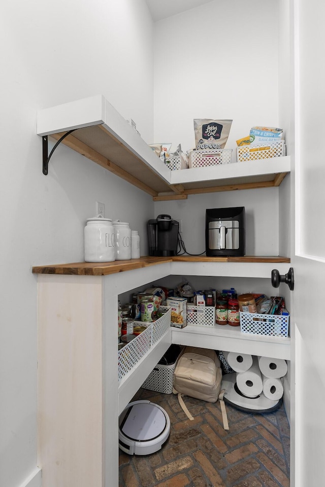 view of pantry