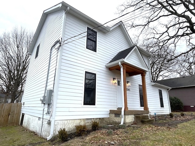 view of front of home