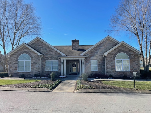 view of ranch-style home