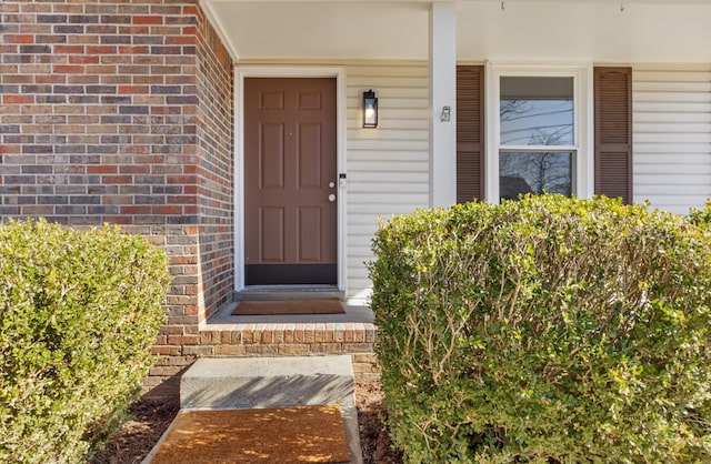 view of entrance to property