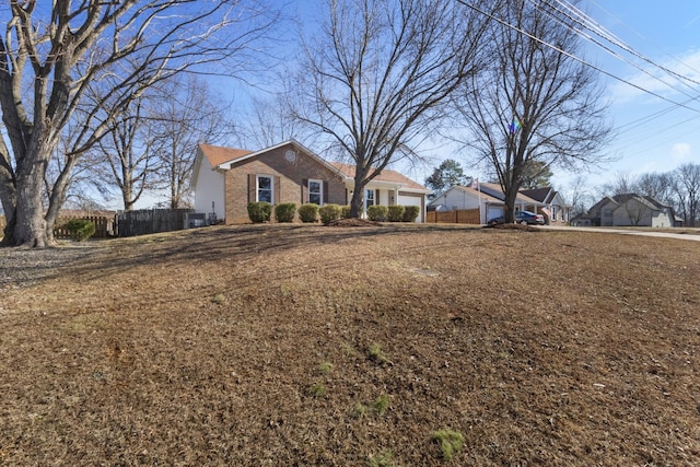 view of front of home