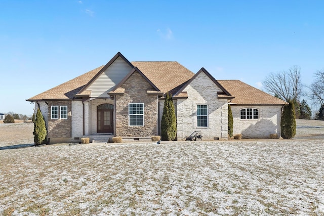 view of french country style house