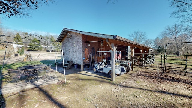 view of outdoor structure