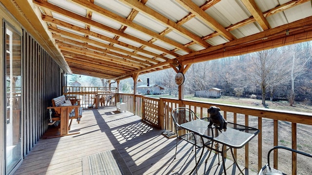 view of deck