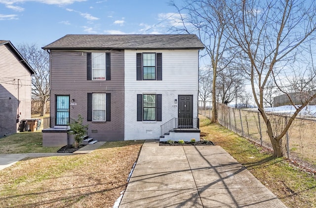 view of front of home