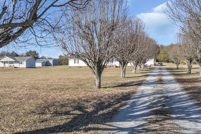 view of road