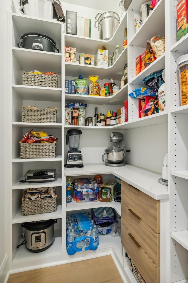 view of pantry