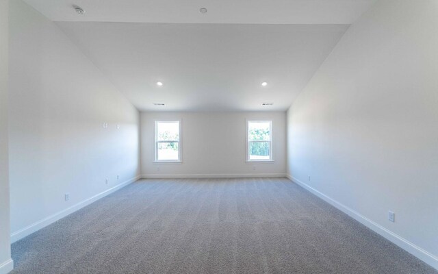 7934 Pine St, Fairview, TN 37062 - spare room with baseboards, light carpet, recessed lighting, and a smoke detector