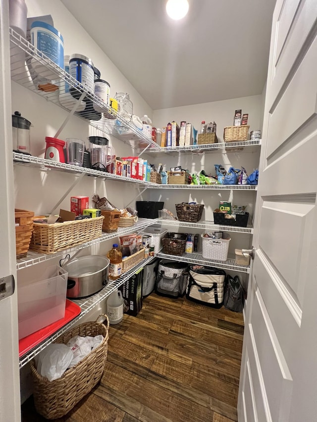 view of pantry