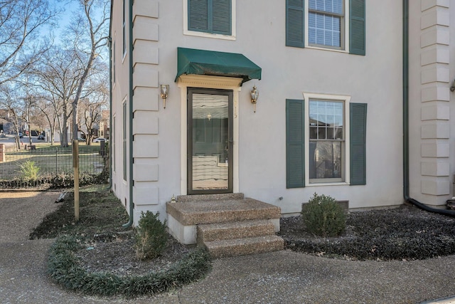 view of entrance to property