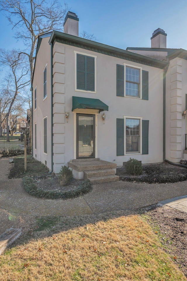 view of front of home