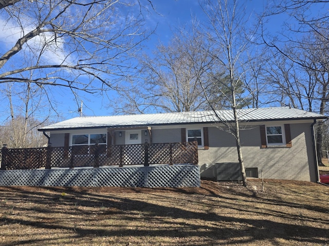 view of back of property