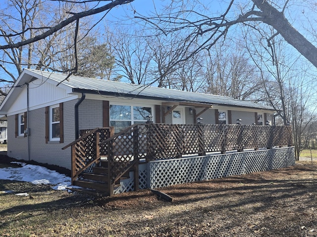 view of front of home